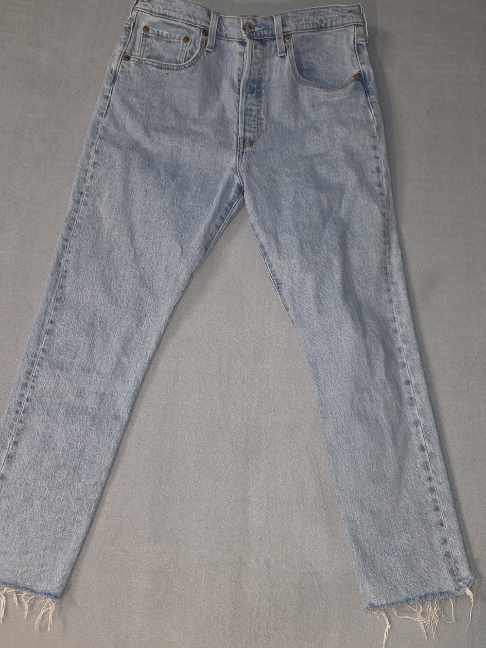 Levi's 501S Light Blue Straight-Leg Women's Jeans 31x28